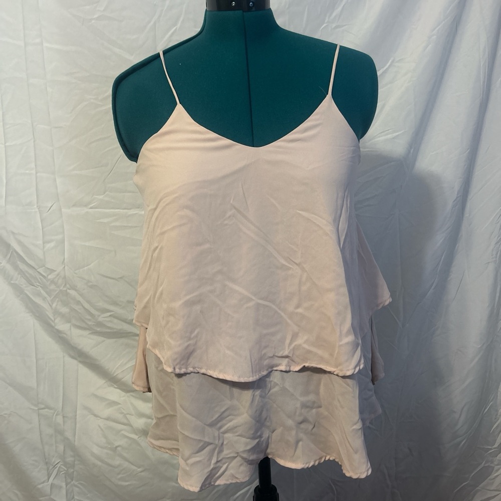 Mossimo Supply Co. Light Pink Layered Camisole
